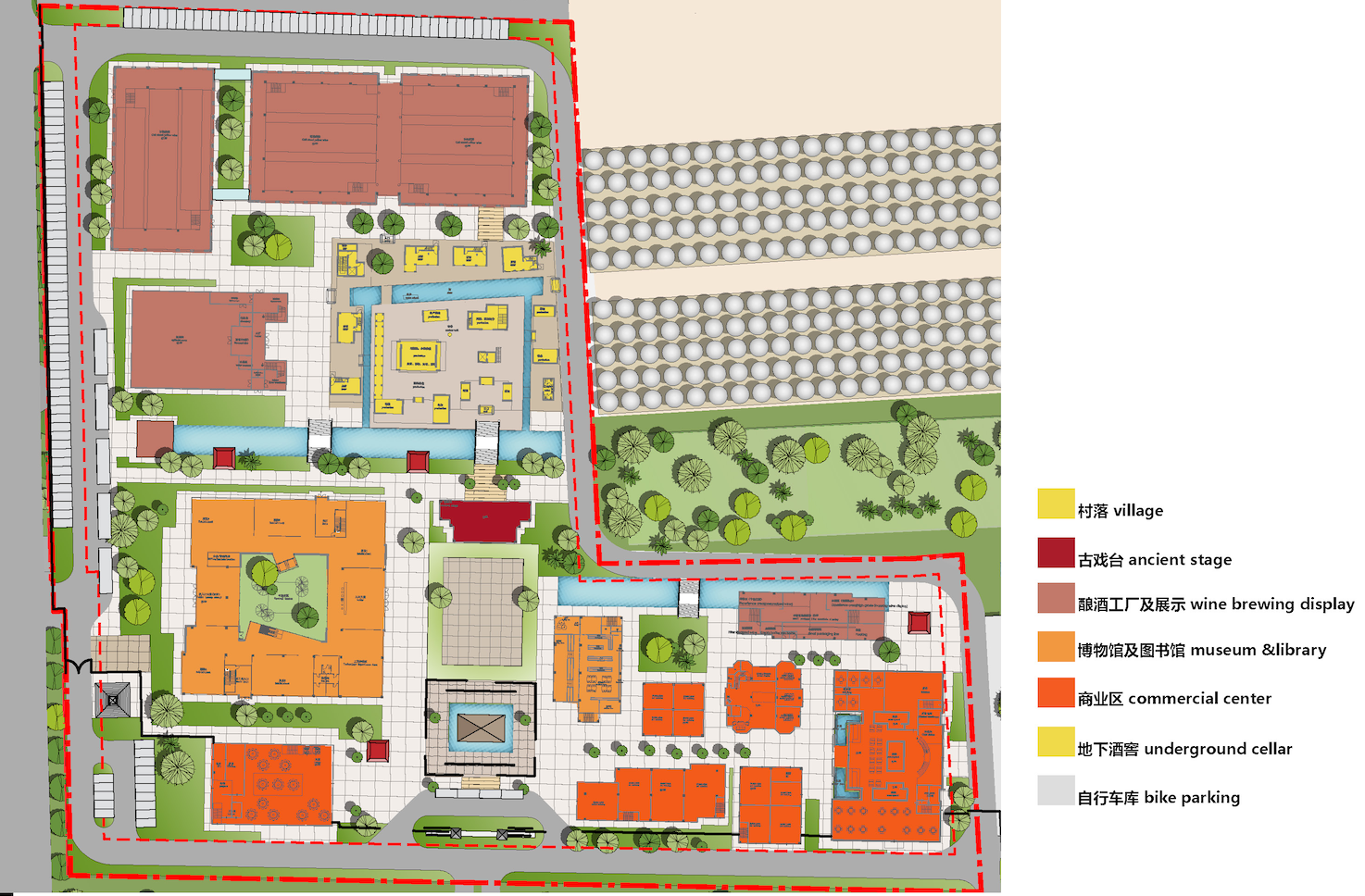 Yellow Wine Cultural Center Site Plan