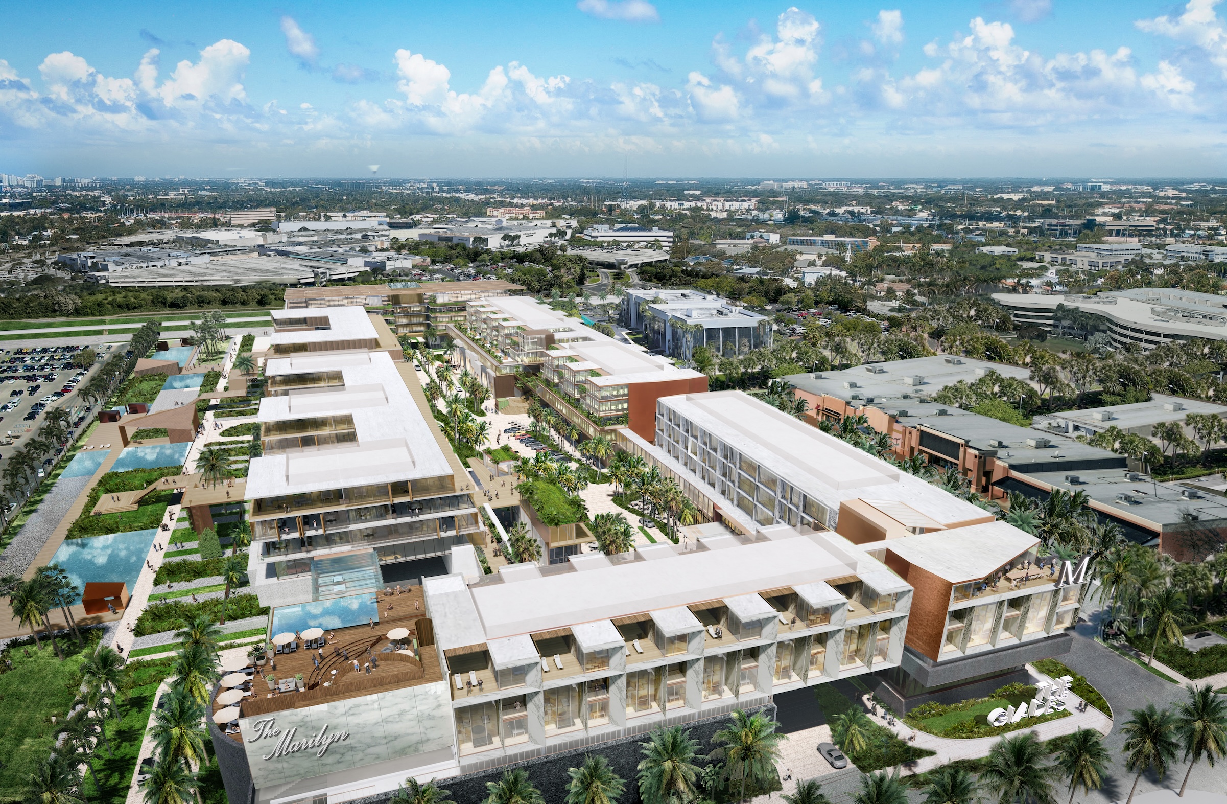 The Glades Aerial Rendering